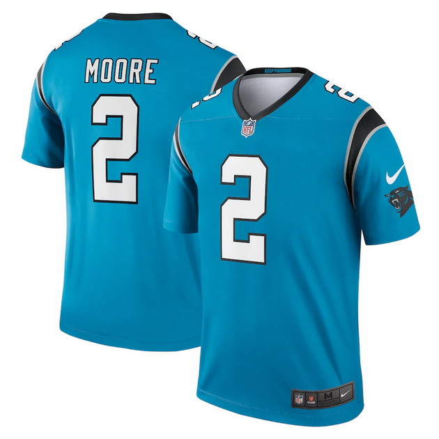 mens nike dj moore blue carolina panthers legend jersey